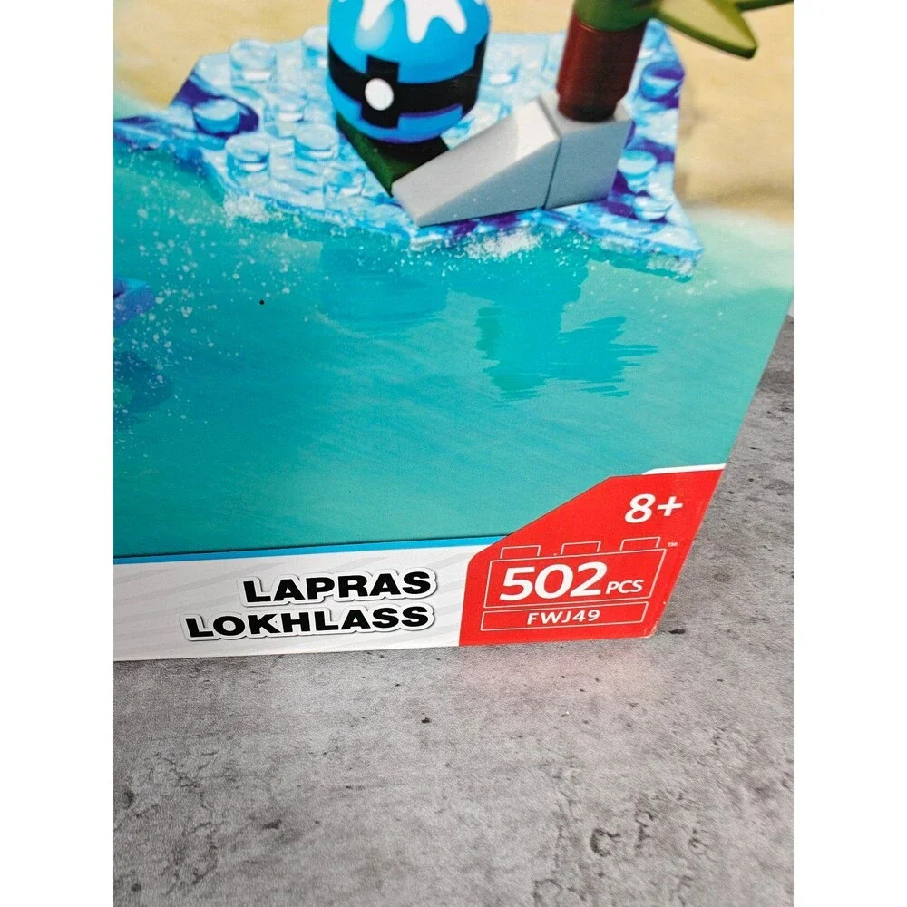 Mega Construx Pokemon Lapras 2018 Sealed 502 Pieces FWJ49